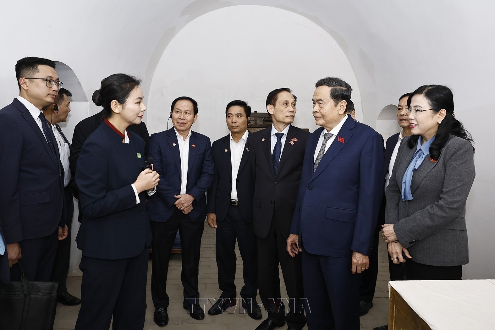 Chủ tịch Quốc hội Trần Thanh Mẫn thăm di tích lịch sử cách mạng tại tỉnh Thiểm Tây, Trung Quốc