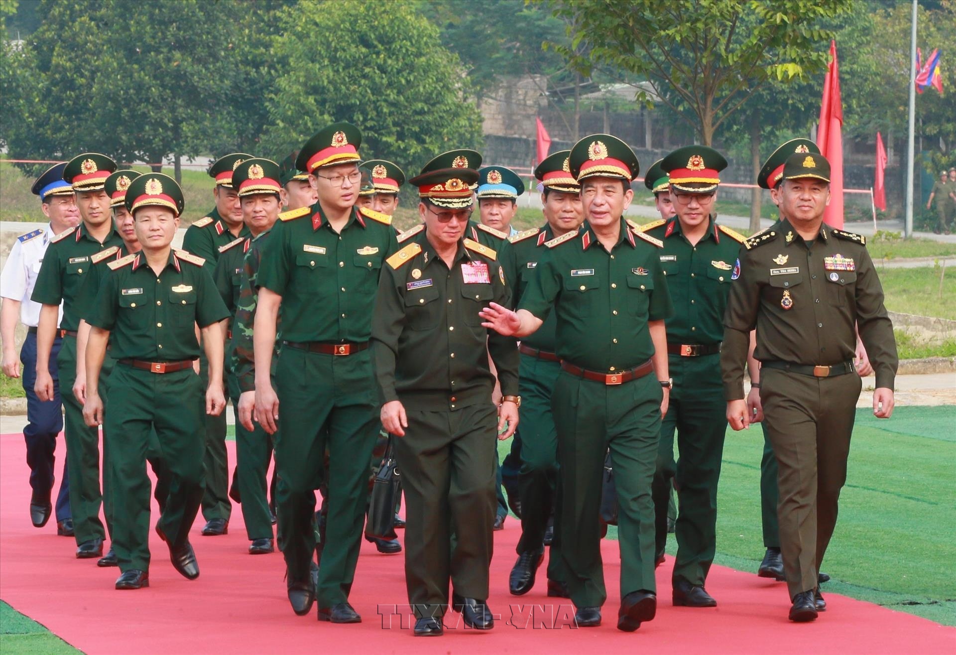 Quân đội 3 nước Việt Nam - Lào - Campuchia diễn tập chung về phòng thủ dân sự