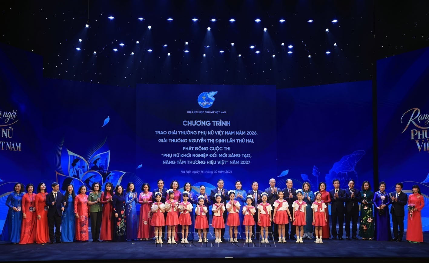 Lễ trao Giải thưởng Phụ nữ Việt Nam năm 2026