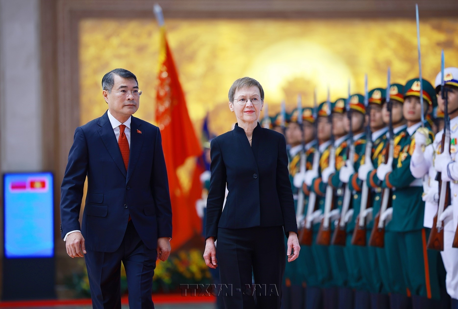 Thủ tướng Lê Minh Hưng chủ trì lễ đón chính thức Thủ tướng Liechtenstein