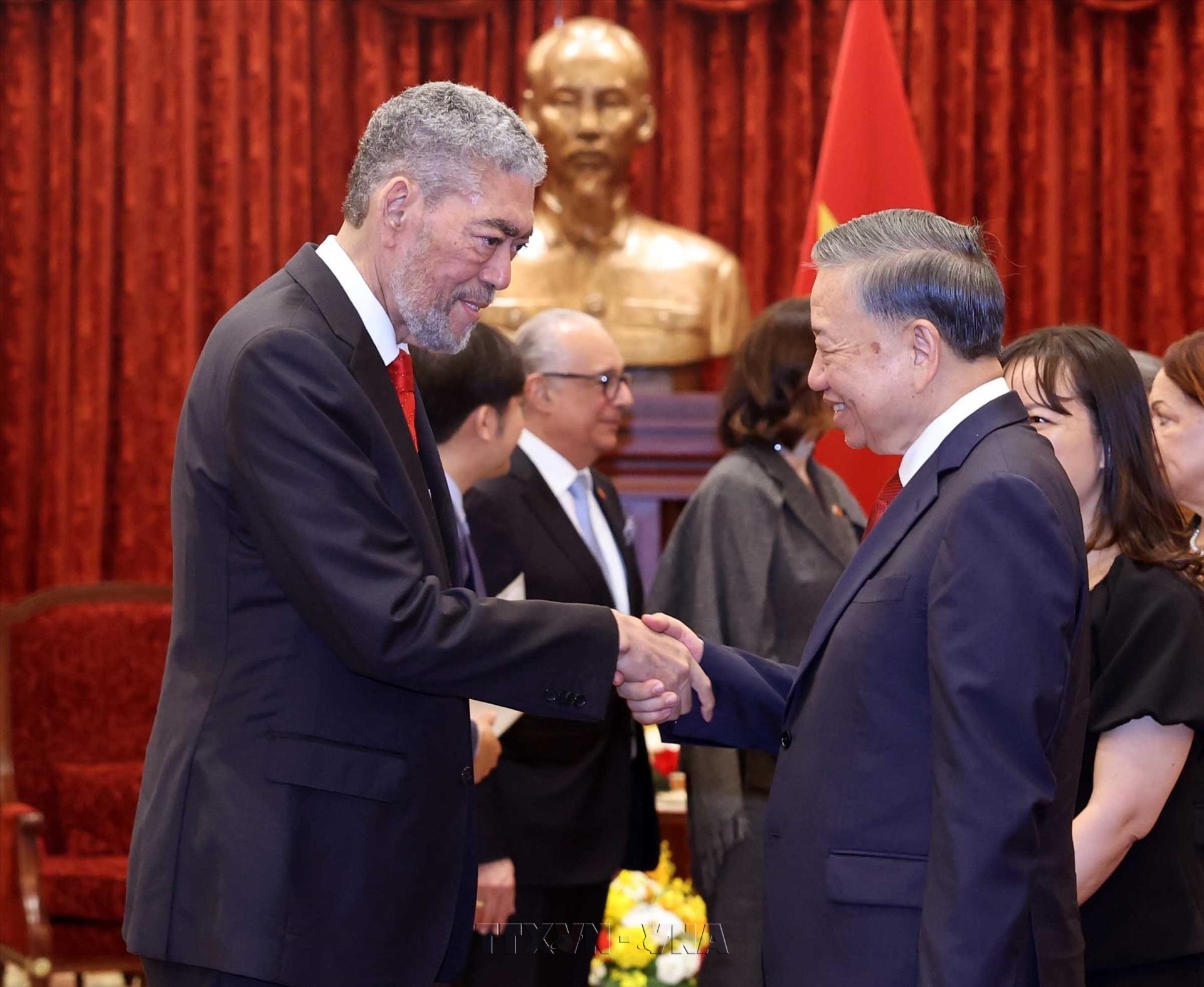 Tổng Bí thư, Chủ tịch nước Tô Lâm tiếp Tổng Bí thư Đảng Phong trào Cánh tả Thống nhất Dominicana