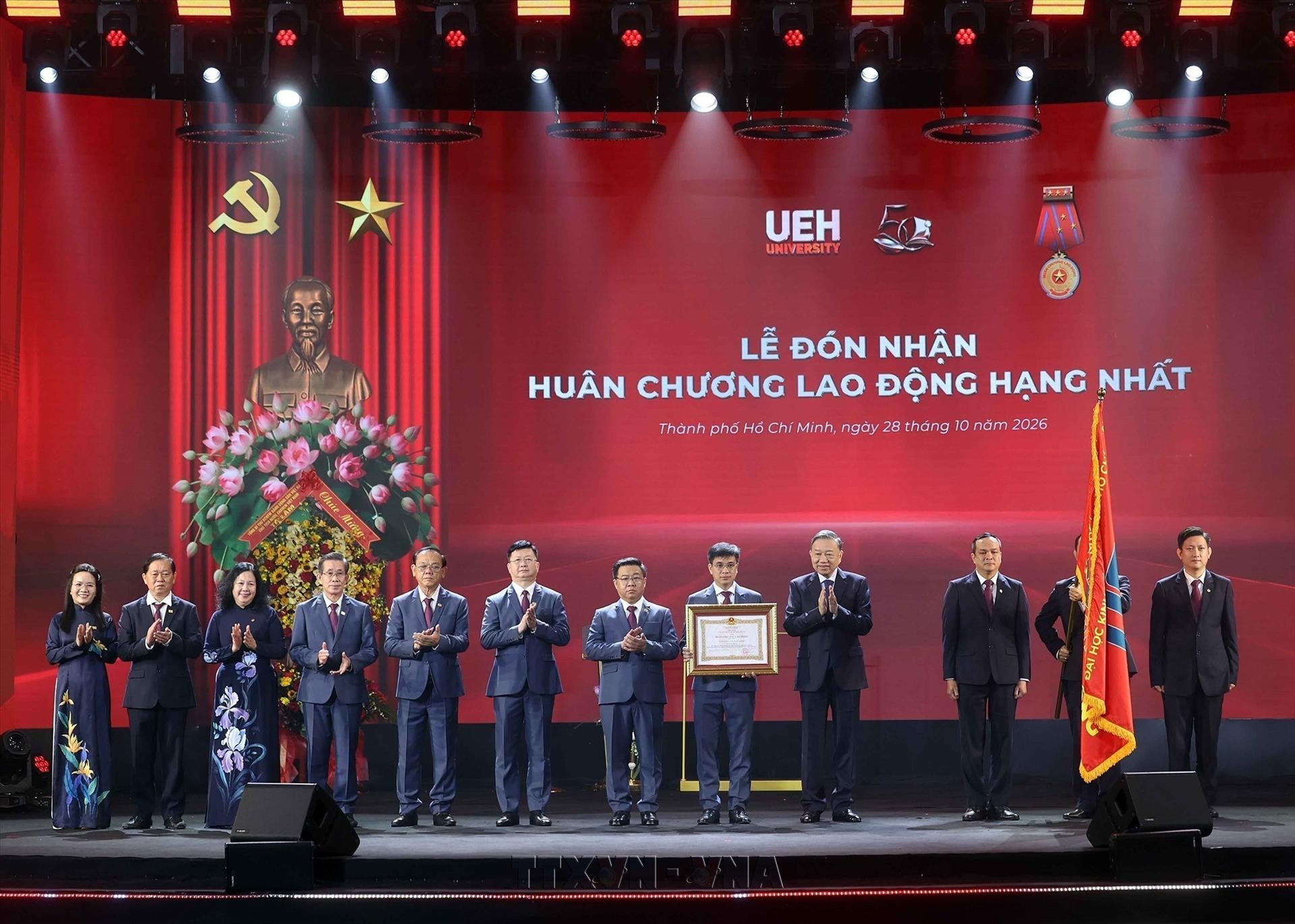 Tổng Bí thư, Chủ tịch nước Tô Lâm dự Lễ kỷ niệm 50 năm thành lập Đại học Kinh tế Thành phố Hồ Chí Minh