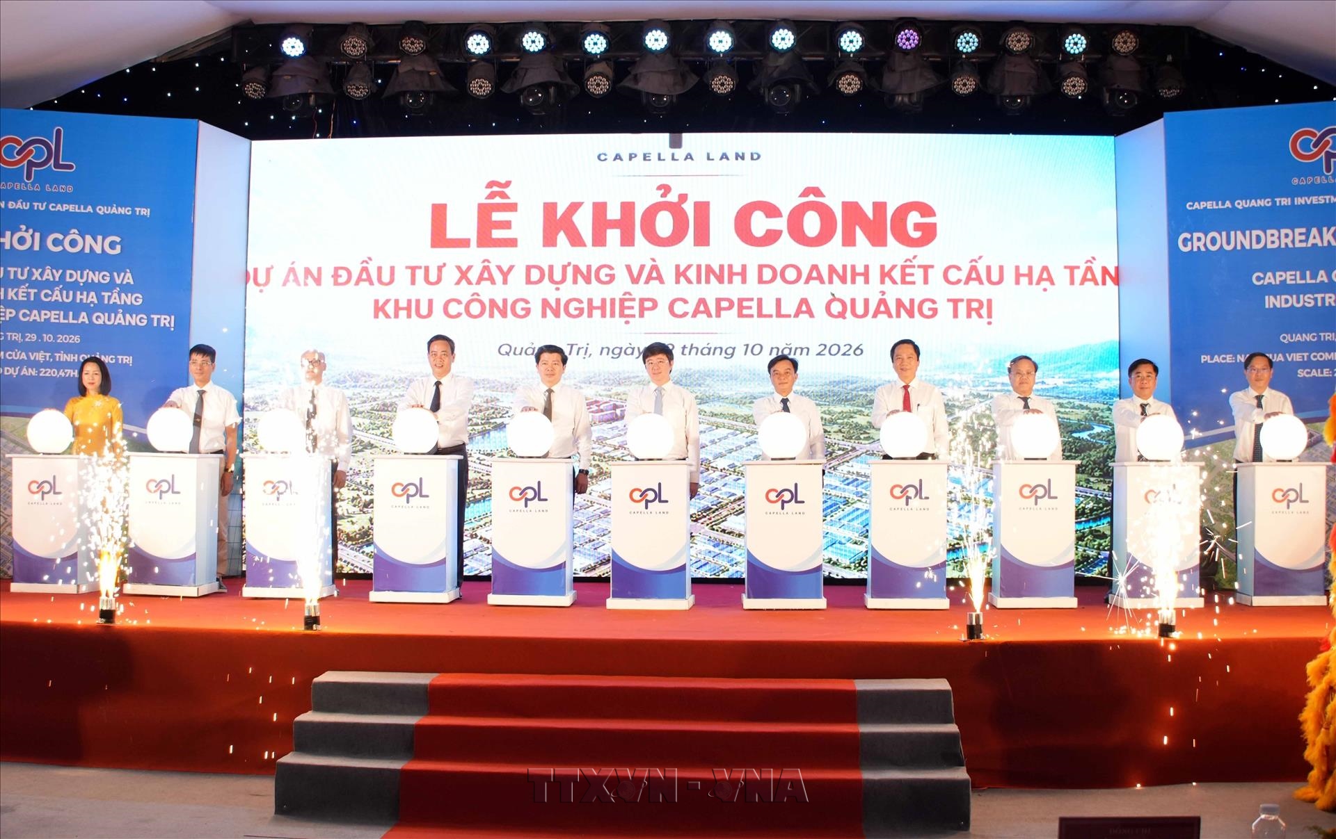 Khởi công Khu công nghiệp Capella Quảng Trị quy mô hơn 220 ha