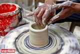 Avance de la producción de cerámica en Kim Lan
