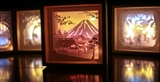 Thắp sáng ký ức bằng đèn giấy nghệ thuật Kirigami
