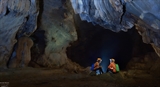 Exploring Cha Loi cave