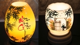 Bat Trang lucent ceramic lamps