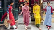 Xu hướng áo dài vintage của người Việt