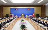 Thủ tướng Phạm Minh Chính và Thủ tướng Phankham Viphavanh chủ trì Kỳ họp lần thứ 44 Ủy ban Liên Chính phủ Việt Nam – Lào