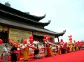 Iniciando la ceremonia de inauguración de la pagoda Bai Dinh. Foto: Trong Chinh 