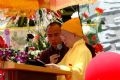 越南佛教会中央常务副主席释清肆和尚在开幕式发言。(图/进勇)