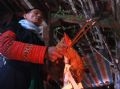 Gallo es animal sagrado indispensable para los ritos de étnicos de Mong durante Año Nuevo.