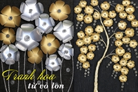 Tranh hoa từ vỏ lon