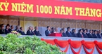 President Nguyen Minh Triet delivers a speech to open the meeting and parade in celebration of the 1,000th anniversary of Thang Long – Hanoi.