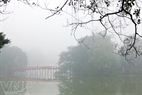 Мост Тхэхук в тумане