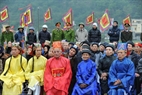 The elders of Doi Son Village attend the Tich Dien festival.