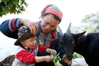 People in Hoang Su Phi have raised goats for a long time.