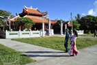 President Ho Chi Minh memorial house on Truong Sa Lon Island.
