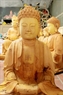  Statues are carved from jackfruit timber