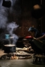 The corner for cooking in the house of Mong people.