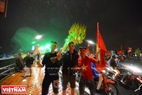 Celebración de la victoria en la ciudad central Da Nang. Foto: Thanh Hoa