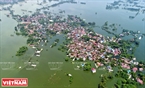 Sau trận lũ lớn toàn miền bắc, trong 10 ngày qua, huyện Chương Mỹ (TP Hà Nội) có nhiều xã bị ngập sâu trong nước lũ.