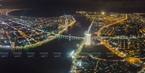 Vẻ đẹp lộng lẫy về đêm của thành phố Đà Nẵng bên đôi bờ sông Hàn xinh đẹp. Ảnh: Nguyễn Trình
