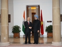 Thủ tướng Manmohan Singh đón Tổng Bí thư Nguyễn Phú Trọng thăm chính thức Ấn Độ, chiều 20/11/2013, tại Thủ đô New Delhi. Ảnh: Trí Dũng – TTXVN