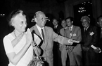 Prime Minister Indira Gandhi on September 21, 1984 hosts State banquet in honour of
Party General Secretary Le Duan on the occasion of the latter’s official visit to India. Photo: Minh Dao/VNA 