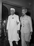 Chủ tịch Hồ Chí Minh tiếp thân mật Thủ tướng Ấn Độ Jawaharlal Nehru thăm hữu nghị Việt Nam (17/10/1954). Ảnh: TTXVN