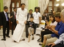 Indian Vice President Venkaiah Naidu on May 11, 2019 attends an inaugural ceremony in Hanoi for new India-funded Jaipur Foot Artificial Limb Fitment Camps in Vietnam. Photo: Lam Khanh/VNA 

