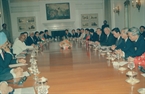 Thủ tướng Ấn Độ  H. D. Deve Gowda hội đàm với Thủ tướng Võ Văn Kiệt thăm hữu nghị chính thức Ấn Độ từ 7-9/3/1997. Ảnh: Minh Đạo – TTXVN