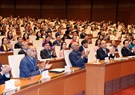 Trong chương trình thăm cấp Nhà nước Việt Nam, sáng 20/11/2018, Tổng thống Ấn Độ Ram Nath Kovind đến dự và phát biểu tại Kỳ họp thứ sáu, Quốc hội khóa XIV. Ảnh: Trọng Đức – TTXVN
