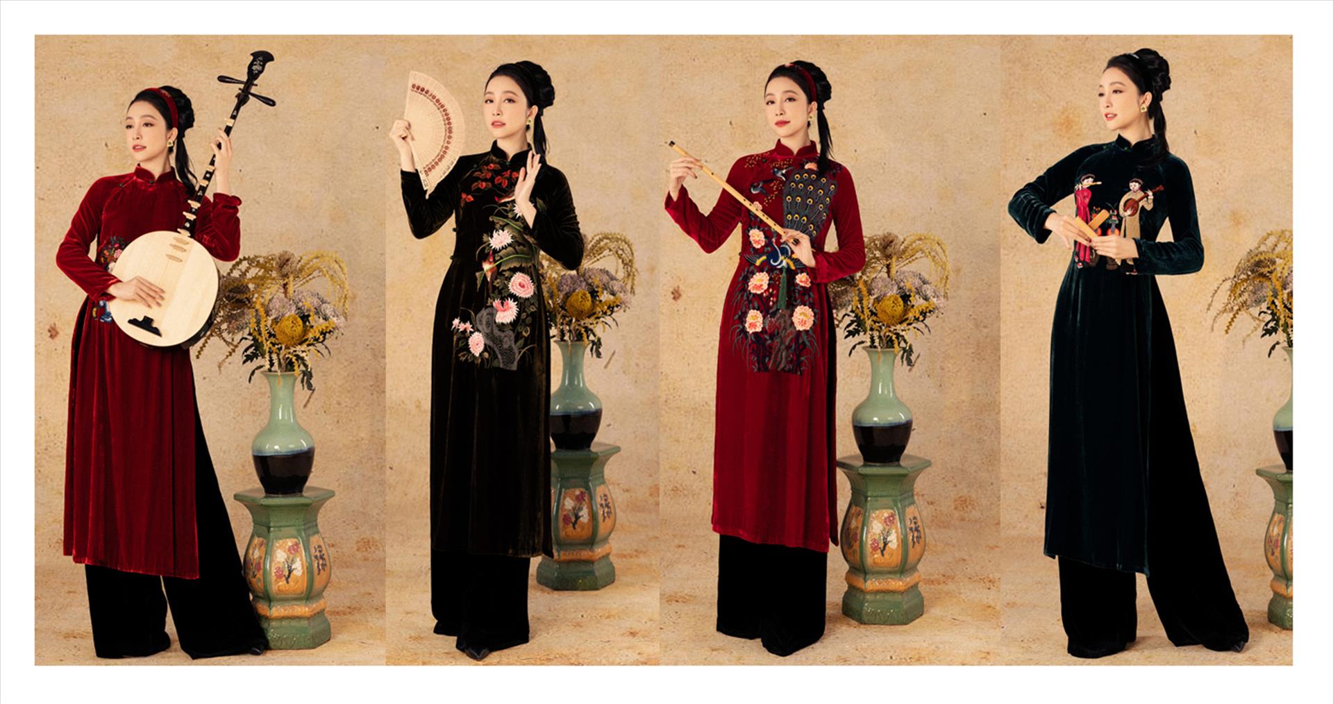 Hang Trong Paintings on Ao Dai - Vimarsana News