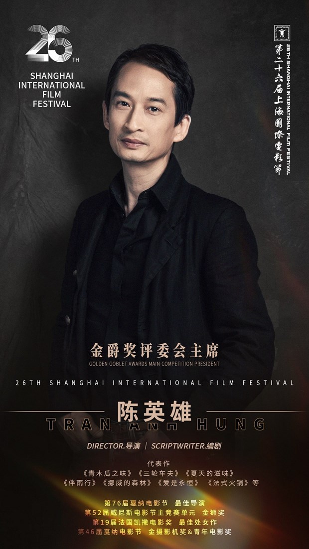 Vietnameseorigin director to head jury of Shanghai Int'l Film Festival