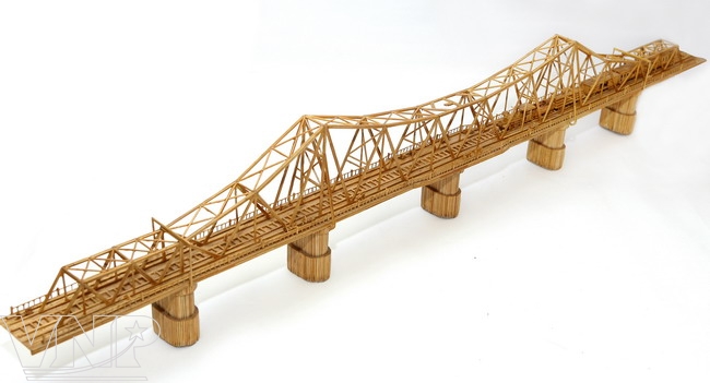 Bộ lắp ráp mô hình cầu dây văng bằng gỗ  Gia Dụng Nhà Việt