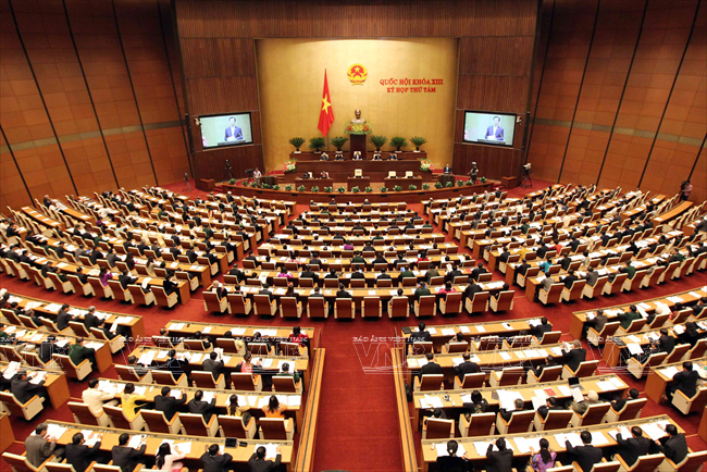 年宪法基础上制定了多部重要法律,对宪法进行具体化  2014 年,越南