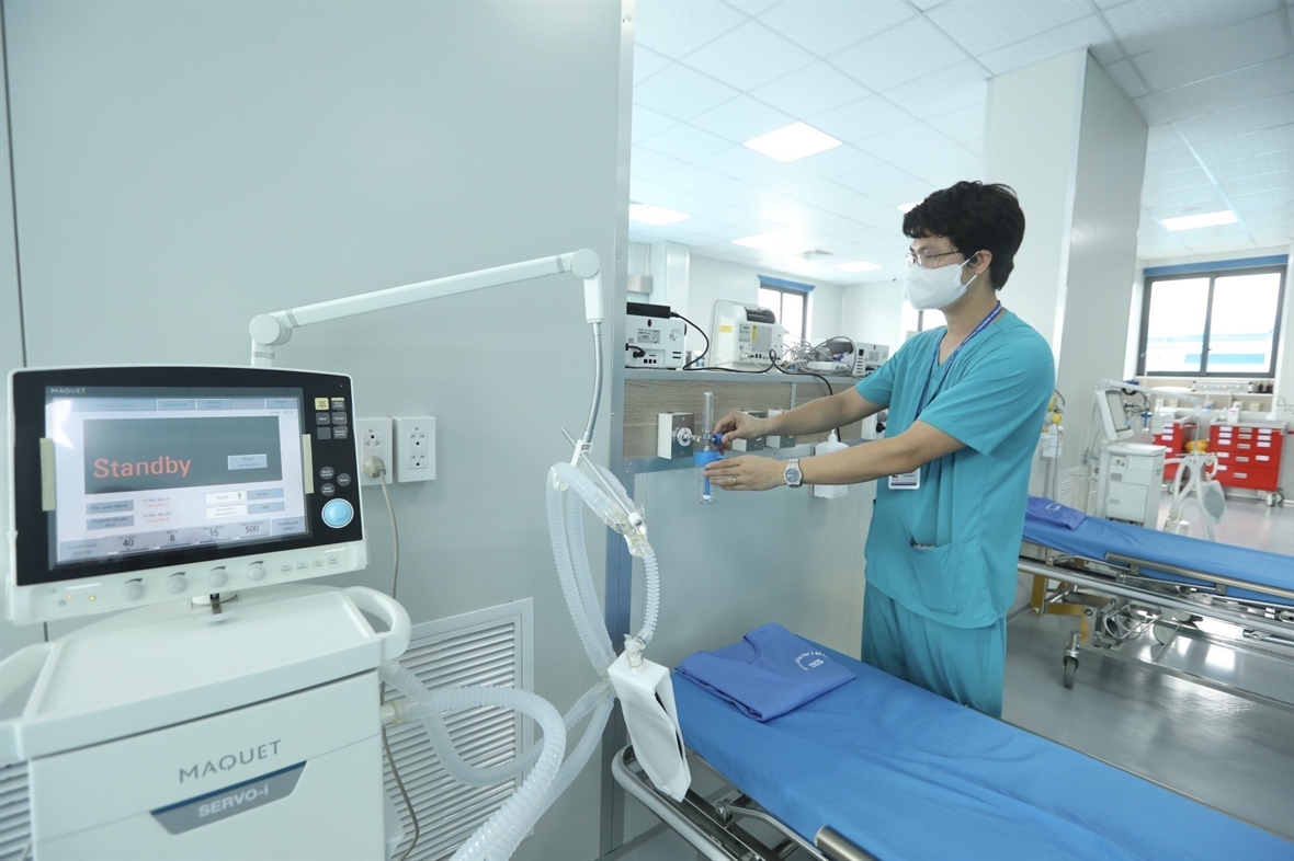 Khánh thành Bệnh viện Điều trị người bệnh COVID-19 tại Hà Nội - Báo ảnh  Việt Nam