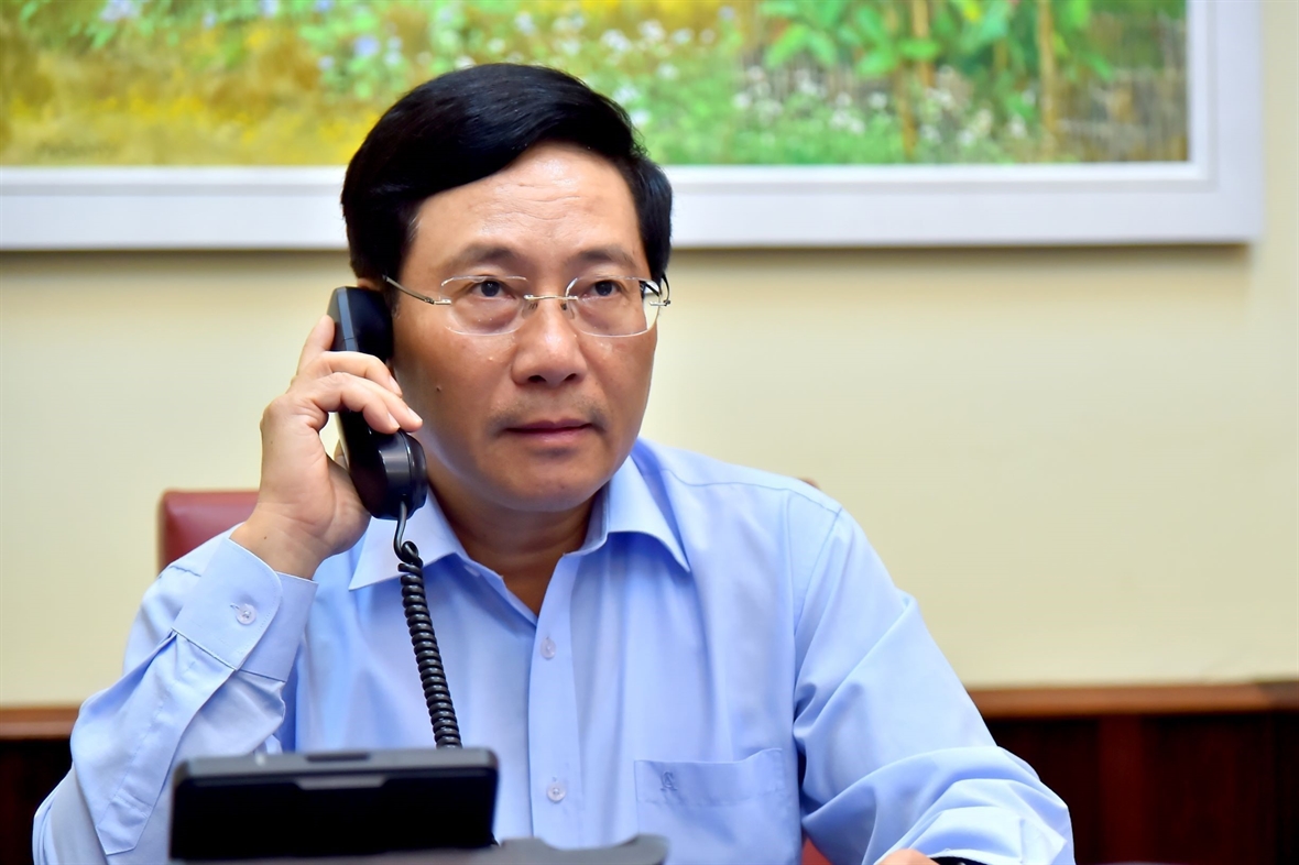 Phó Thủ tướng, Bộ trưởng Ngoại giao Phạm Bình Minh điện ...